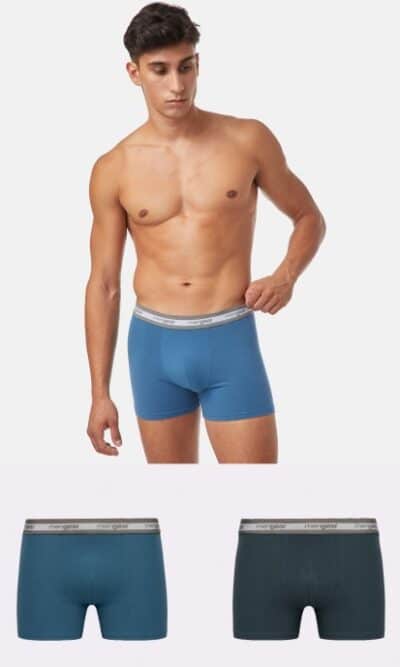 Mengear White Ανδρικό Boxer 2 τμχ - Minerva