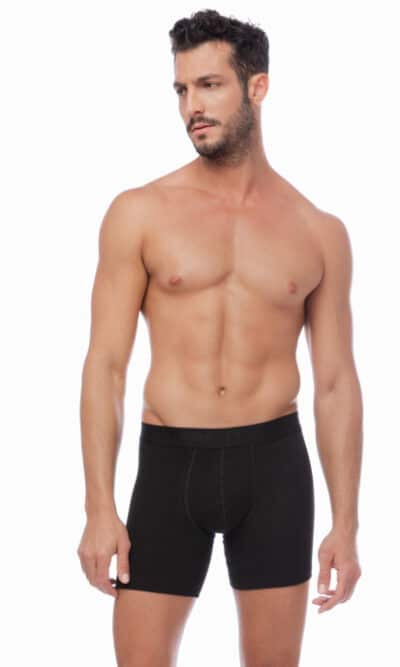 Mengear Basic Ανδρικό Βαμβακερό Long Boxer 2 τμχ -Minerva