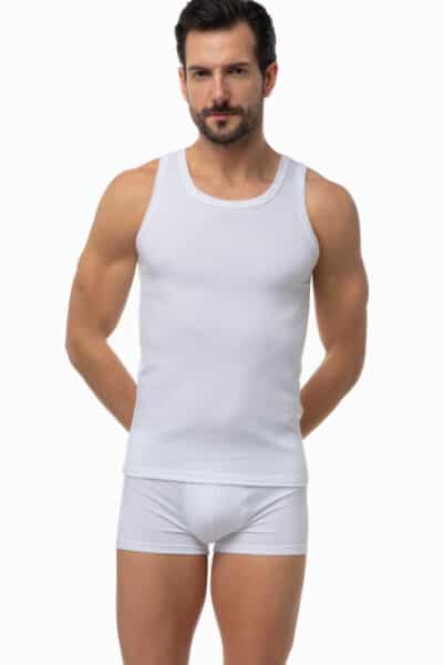 Sporties Bamboo Αμάνικη Ανδρική Φανέλα - Minerva