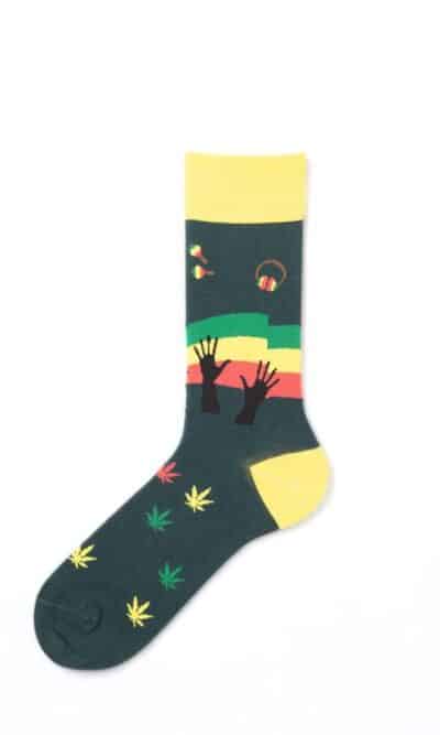 Κάλτσες Ανδρικές Βαμβακερές Soma Socks Cannabi - Viokal
