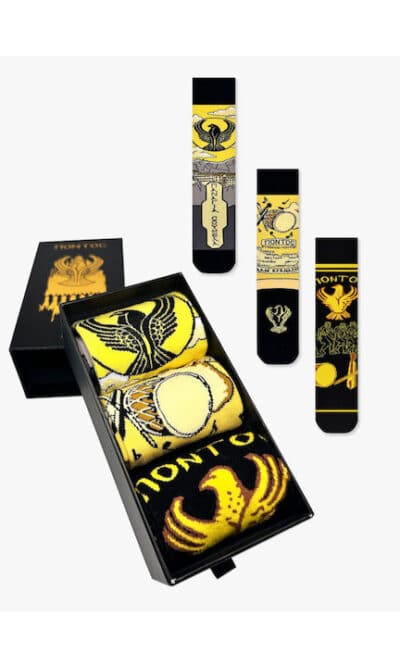 Nodo Gift Box Βαμβακερές Κάλτσες Σχέδια Πόντος 3 Ζευγάρια