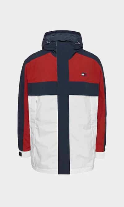 Tommy Hilfiger Χειμωνιάτικο Μπουφάν Παρκά ΠΟΛΥΧΡΩΜΟ