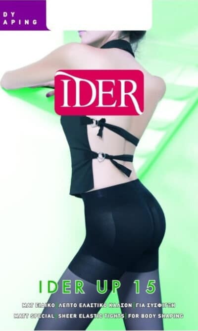 IDER Up Γυναικείο Καλσόν 15 Den Σύσφιξης Μαύρο