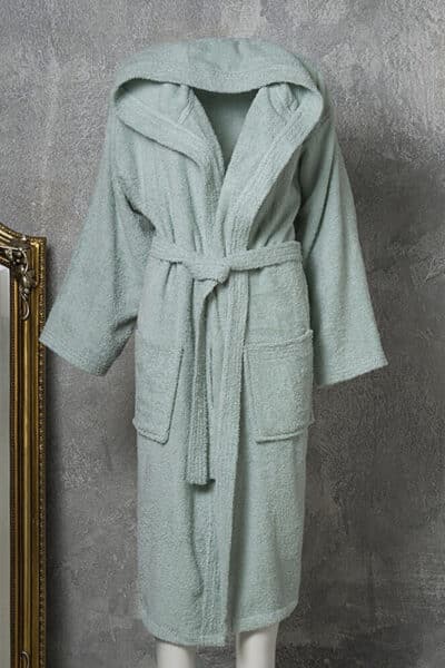 Melinen Liberty Μπουρνούζι με Κουκούλα Dark Aqua