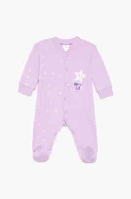 Pretty Baby Little Star Φορμάκι Μακρυμάνικo Λιλά