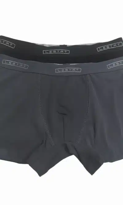 Lestat Ανδρικά Boxer 2pack Μαύρο & Ανθρακί