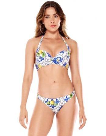Maryssil Printed Μαγιό Top