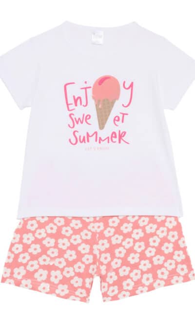 Pretty Βρεφικές/Παιδικό σετ 2 τεμαχίων Ice Cream